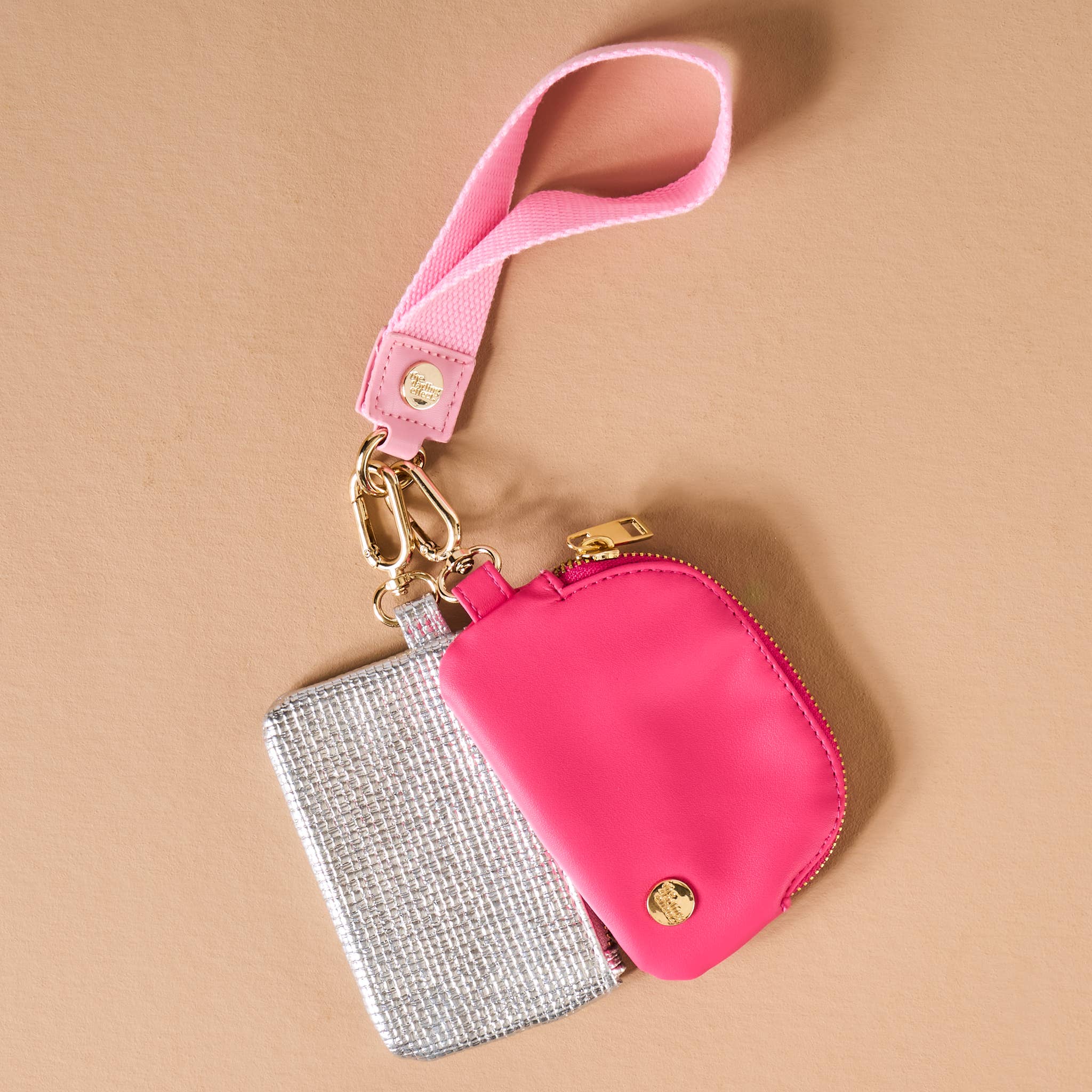 The Darling Effect – Dynamic Duo Pouch Luxe Wristlet (Kiss & Tell) by The Darling Effect at Confetti Gift and Party Tuscaloosa Alabama