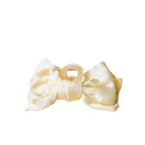 The Darling Effect - Satin Bow Claw Clip - Cream by The Darling Effect at Confetti Gift and Party Tuscaloosa Alabama