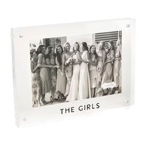 The Girls Acrylic Frame by Mud Pie at Confetti Gift and Party Tuscaloosa Alabama