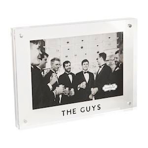 The Guys Acrylic Frame by Mud Pie at Confetti Gift and Party Tuscaloosa Alabama