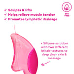 The Original MakeUp Eraser - PUFF Eraser: 2n1 Gua Sha & Facial Scrubber by The Original MakeUp Eraser at Confetti Gift and Party Tuscaloosa Alabama