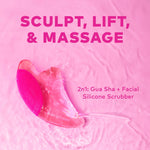 The Original MakeUp Eraser - PUFF Eraser: 2n1 Gua Sha & Facial Scrubber by The Original MakeUp Eraser at Confetti Gift and Party Tuscaloosa Alabama