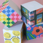 Tinned Fish Sticky Note Cube by Idlewild Co. at Confetti Gift and Party Tuscaloosa Alabama