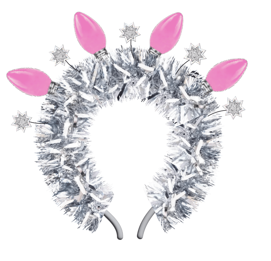 Tinsel Topper Novelty Headband by Packed Party at Confetti Gift and Party Tuscaloosa Alabama