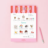 Tiny Town Ice Cream Shop Notepad by Inklings Paperie at Confetti Gift and Party Tuscaloosa Alabama