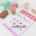 Tiny Town Ice Cream Shop Notepad by Inklings Paperie at Confetti Gift and Party Tuscaloosa Alabama