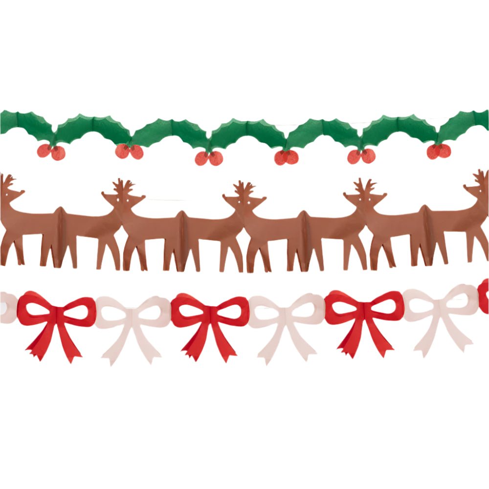 Tissue Paper Christmas Garlands by Meri Meri at Confetti Gift and Party Tuscaloosa Alabama