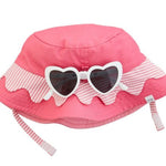 Toddler Scallop Hat and Sunglasses Set by Mud Pie at Confetti Gift and Party Tuscaloosa Alabama