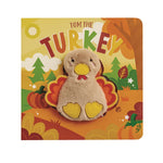 Tom the Turkey squeak-along plush Thanksgiving board book for toddlers