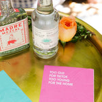 Too Old For TikTok - Colorful Cocktail Napkins by Chez Gagné at Confetti Gift and Party Tuscaloosa Alabama