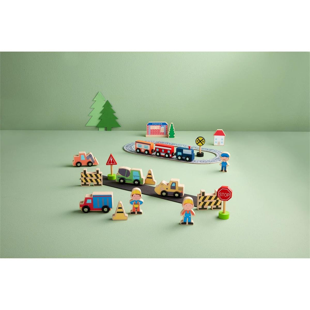 
                      
                        Train Track Wood Toy Set by Mud Pie at Confetti Gift and Party
                      
                    