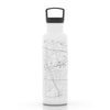 Tuscaloosa AL Map 21 oz Insulated Hydration Bottle - White by Well Told at Confetti Gift and Party