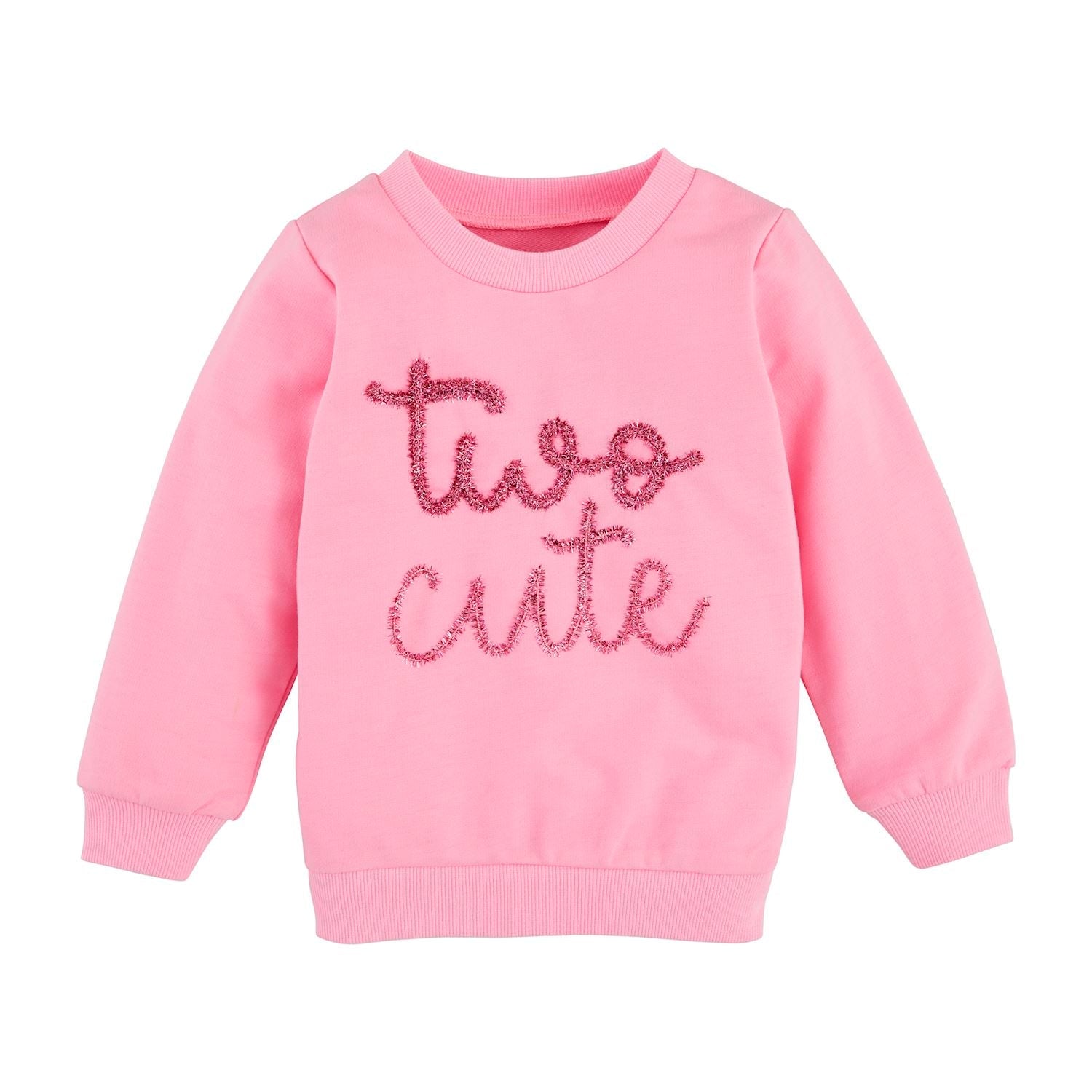 Two Cute Sweatshirt - 24M/2T by Mud Pie at Confetti Gift and Party Tuscaloosa Alabama