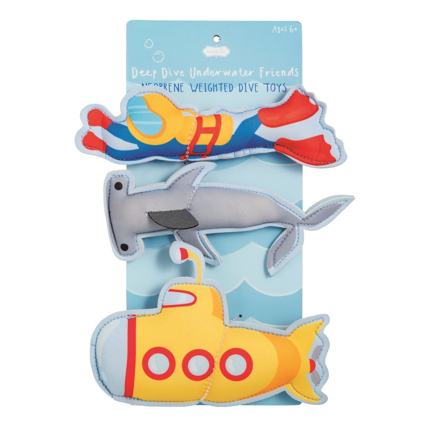 Underwater Neoprene Dive Toys by Mud Pie at Confetti Gift and Party Tuscaloosa Alabama