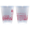 University of Alabama Skyline Shatterproof Cup 10 Pack by Two Funny Girls at Confetti Gift and Party