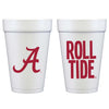 University of Alabama/Roll Tide Foam Cup (10 ct bag) by Two Funny Girls at Confetti Gift and Party