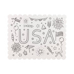 USA Coloring Activity Placemat (24 ct) by My Mind’s Eye at Confetti Gift and Party Tuscaloosa Alabama
