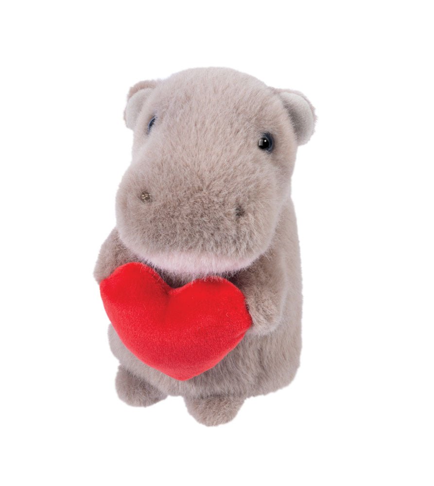 Valentine Hippo with Heart by Douglas Toys at Confetti Gift and Party Tuscaloosa Alabama