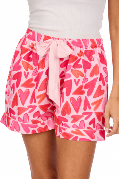 Valentine Pajama Shorts by Mud Pie at Confetti Gift and Party Tuscaloosa Alabama