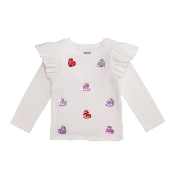 Valentine’s Day Girls' Toddler Tee by Mud Pie at Confetti Gift and Party Tuscaloosa Alabama