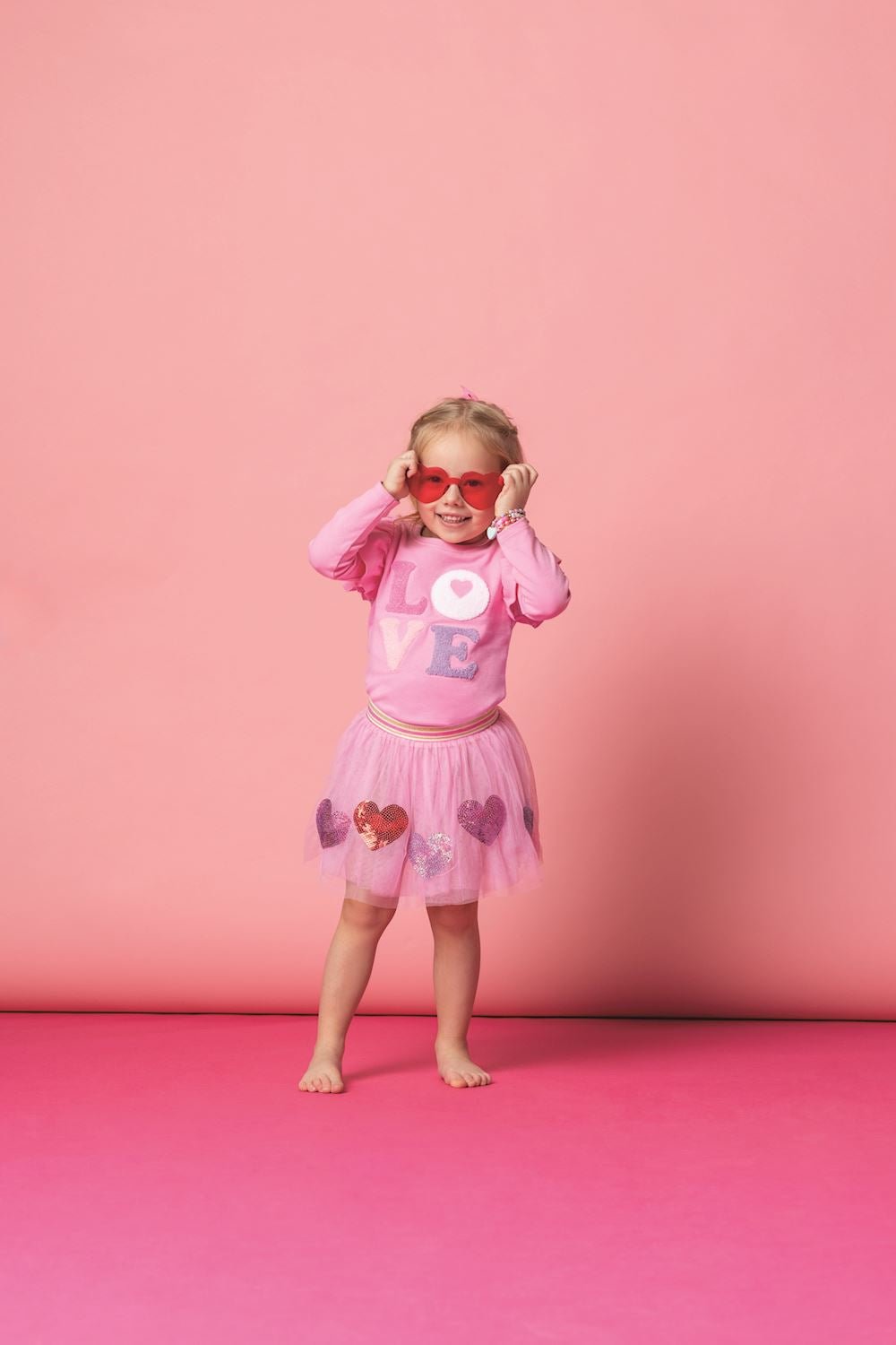 Valentine’s Day Tutu Skirts for Girls – Mini Heart & Sequin Heart Styles by Mud Pie at Confetti Gift and Party Tuscaloosa Alabama