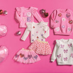 Valentine’s Day Tutu Skirts for Girls – Mini Heart & Sequin Heart Styles by Mud Pie at Confetti Gift and Party Tuscaloosa Alabama