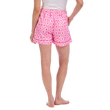 Valentine's Pajama Pink and Red Shorts by Mud Pie at Confetti Gift and Party Tuscaloosa Alabama
