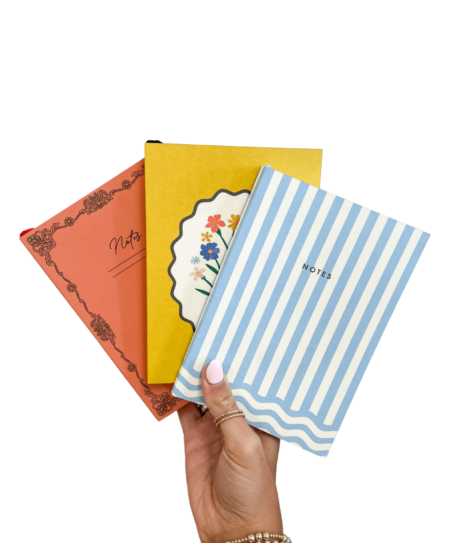 Vintage Borders Notebook - Coral by Punch Studio at Confetti Gift and Party Tuscaloosa Alabama