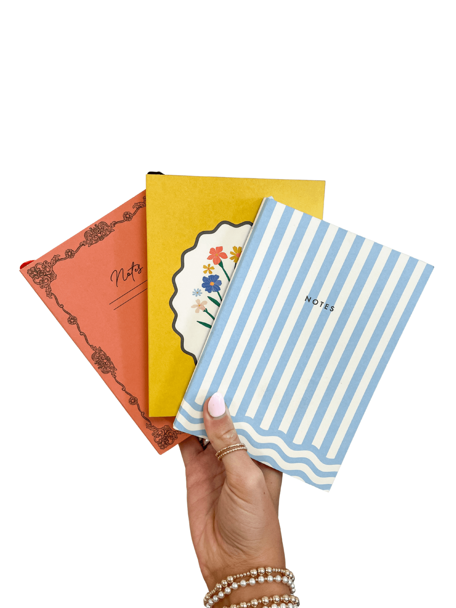 Vintage Borders Notebook - Coral by Punch Studio at Confetti Gift and Party Tuscaloosa Alabama