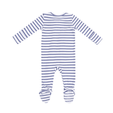 Vintage Navy Stripe 2 Way Zipper Footie by Angel Dear at Confetti Gift and Party Tuscaloosa Alabama
