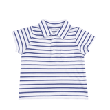 Vintage Navy Stripe Rib Shirt And French Terry Short by Angel Dear at Confetti Gift and Party Tuscaloosa Alabama