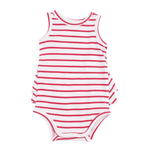 Vintage Red Stripe Ruffle Tank Bubble by Angel Dear at Confetti Gift and Party Tuscaloosa Alabama