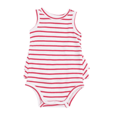 Vintage Red Stripe Ruffle Tank Bubble by Angel Dear at Confetti Gift and Party Tuscaloosa Alabama