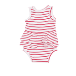 Vintage Red Stripe Ruffle Tank Bubble by Angel Dear at Confetti Gift and Party Tuscaloosa Alabama