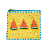 Watermelon Beaded Zip Pouch by Mud Pie at Confetti Gift and Party Tuscaloosa Alabama