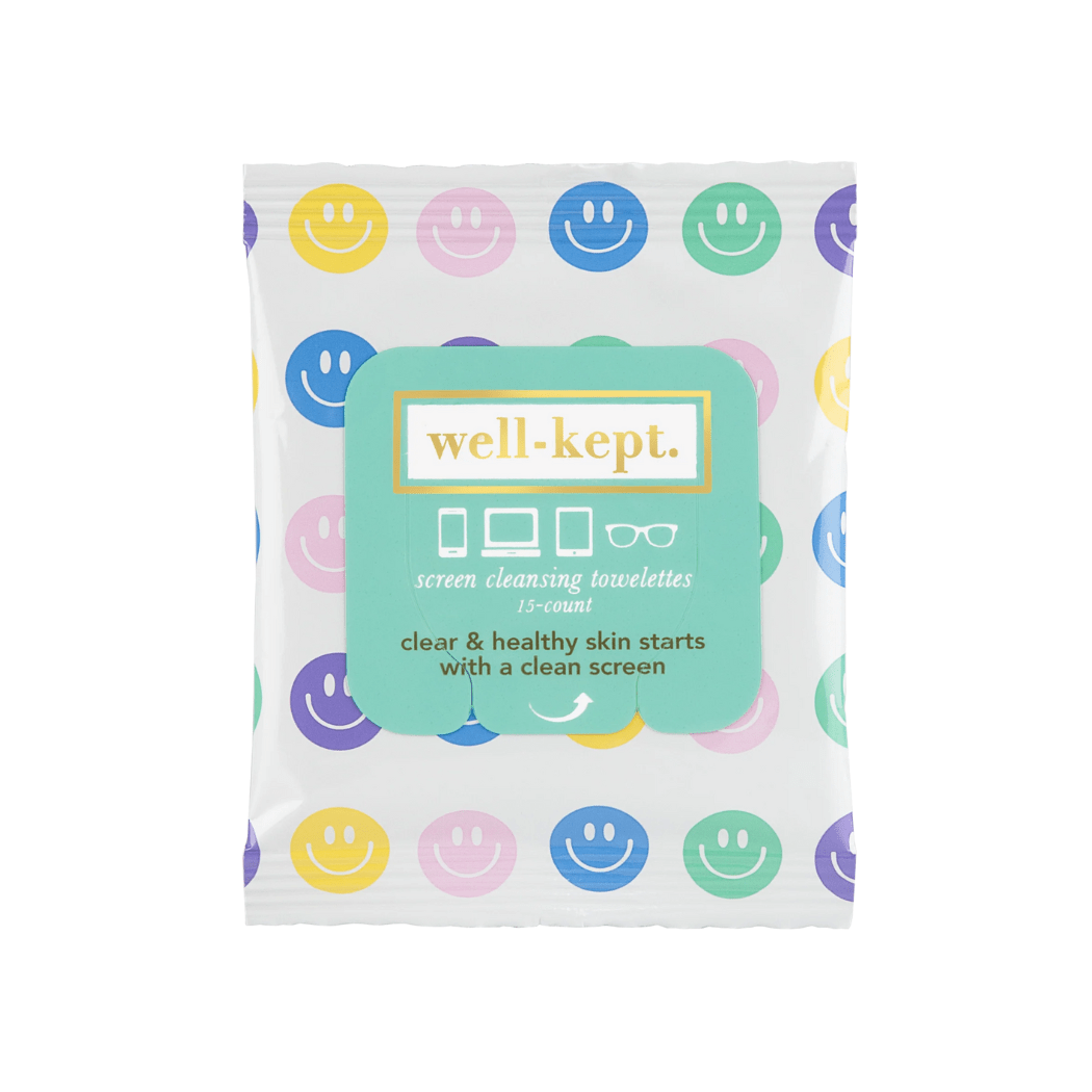 Well - Kept, Screen Wipes - All Smiles Screen Cleansing Towelettes/ Tech Wipes by Well - Kept, Screen Wipes at Confetti Gift and Party Tuscaloosa Alabama