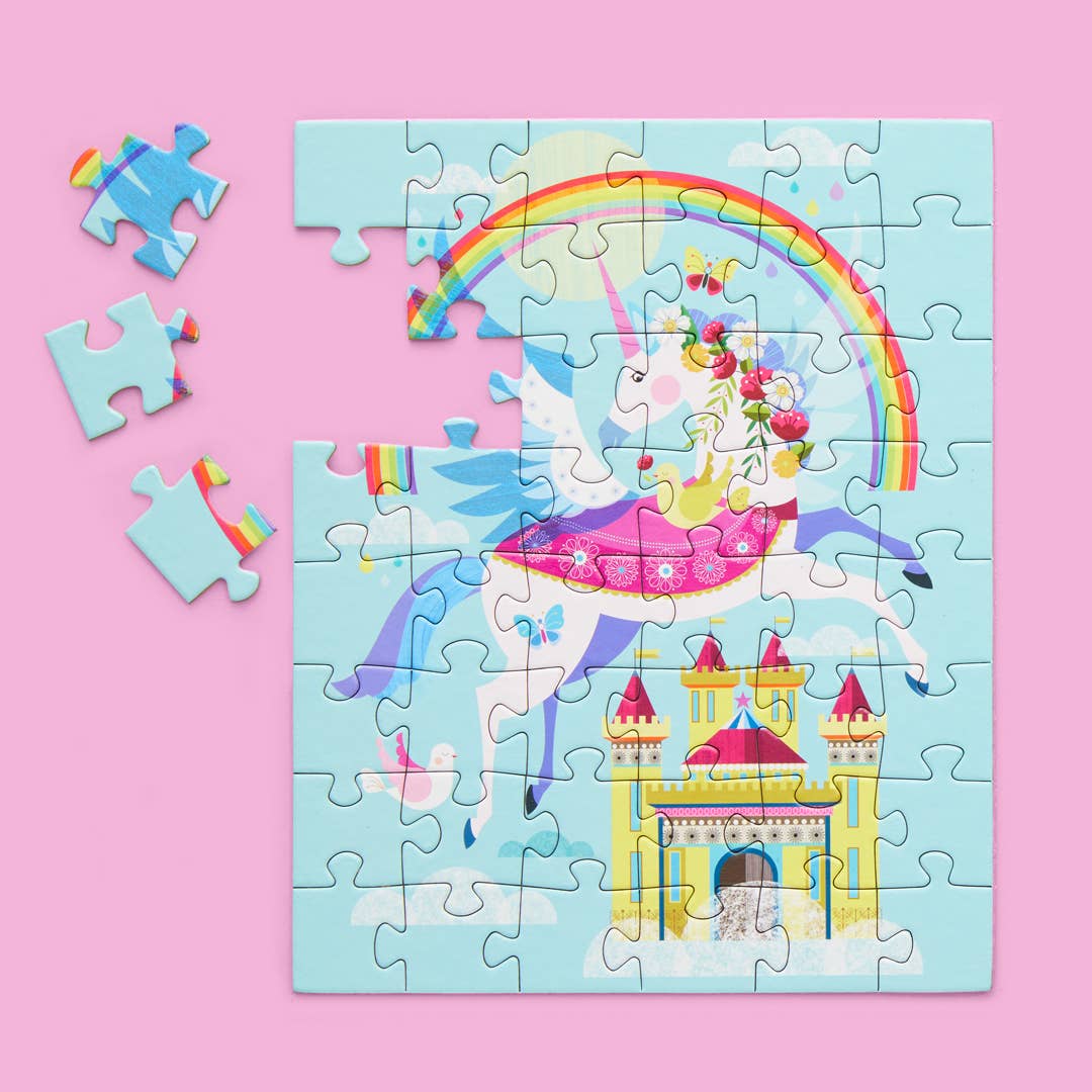 WerkShoppe - Rainbow Unicorn | 48 Piece Kids Puzzle Snax by WerkShoppe at Confetti Gift and Party Tuscaloosa Alabama