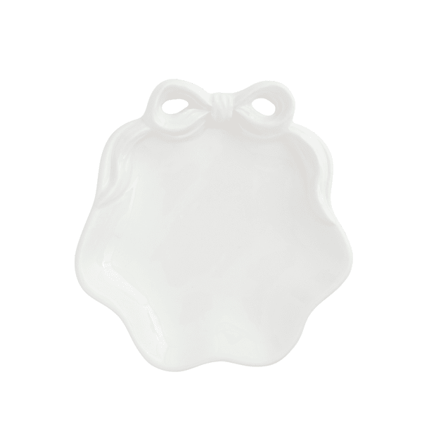 White Bow Ring Dish by Mud Pie at Confetti Gift and Party Tuscaloosa Alabama