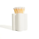 White Flower Vessel with White Matchsticks by Enlighten the Occasion at Confetti Gift and Party