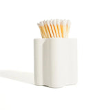 White Flower Vessel with White Matchsticks by Enlighten the Occasion at Confetti Gift and Party