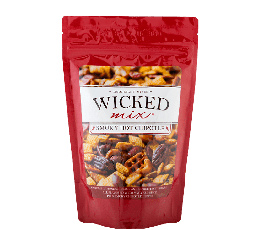Wicked Mix Smoky Hot Chipotle - 7oz Bag by Moonlight Mixes at Confetti Gift and Party Tuscaloosa Alabama