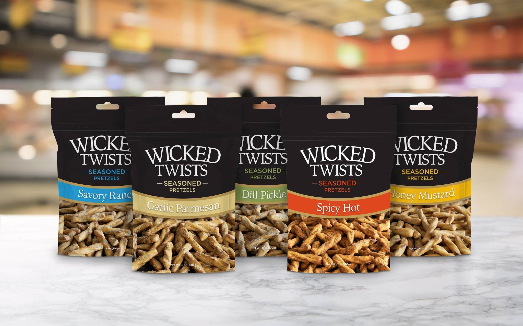 Wicked Twist Savory Ranch Pretzels - 5.5oz Bag by Moonlight Mixes at Confetti Gift and Party Tuscaloosa Alabama