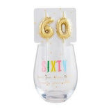 Wine Glass & Candle Set by Mud Pie at Confetti Gift and Party Tuscaloosa Alabama