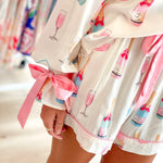 Wine Glass Two Piece Pajama Set by Aapparella at Confetti Gift and Party Tuscaloosa Alabama