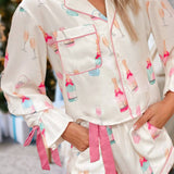 Wine Glass Two Piece Pajama Set by Aapparella at Confetti Gift and Party Tuscaloosa Alabama