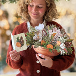 Winter Magnolia Pop Up Greeting Card by FreshCut Paper LLC at Confetti Gift and Party Tuscaloosa Alabama