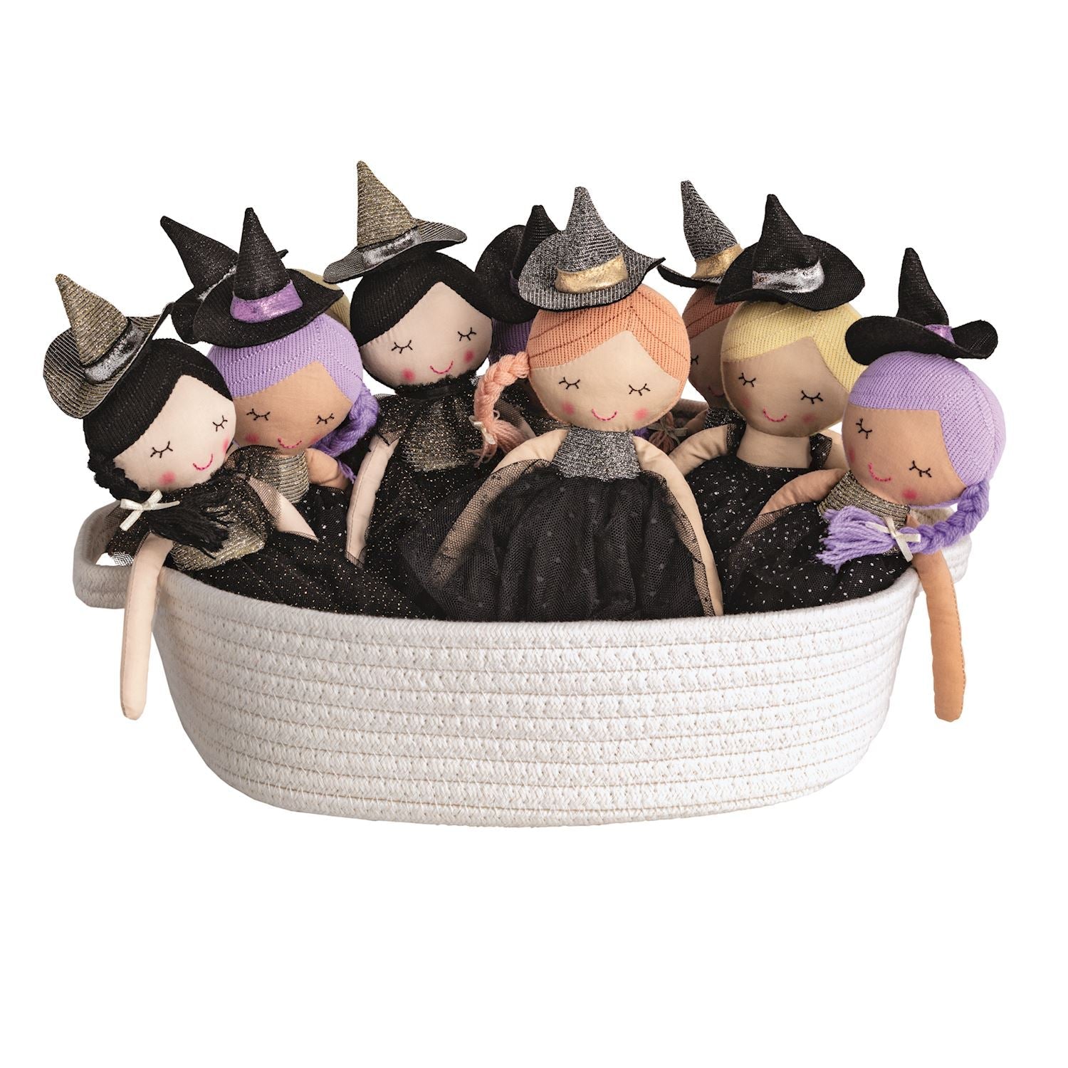 Plush friendly witches.