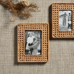 Woven Cane Frame by Mud Pie at Confetti Gift and Party Tuscaloosa Alabama