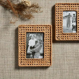 Woven Cane Frame by Mud Pie at Confetti Gift and Party Tuscaloosa Alabama