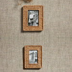 Woven Cane Frame by Mud Pie at Confetti Gift and Party Tuscaloosa Alabama